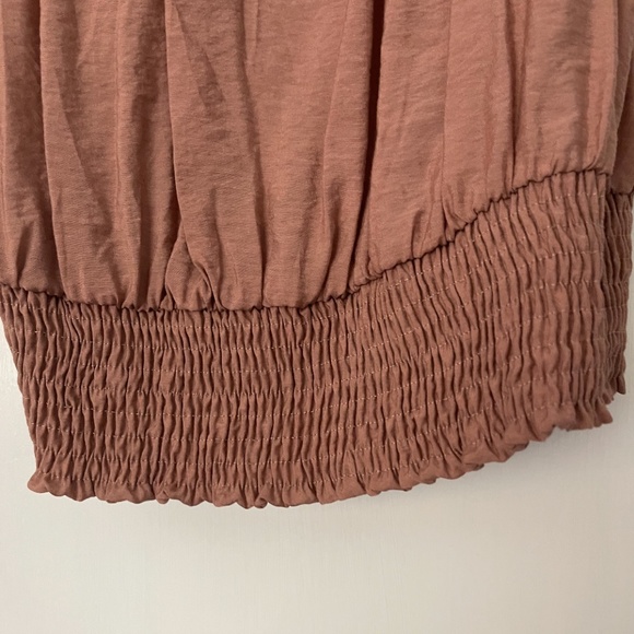 Dusty Rose Frilly Tank Top - Picture 4 of 4